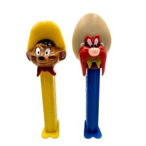 Looney Tunes Yosemite Sam And Speedy Gonzales Pez Dispensers Made In Slovenia